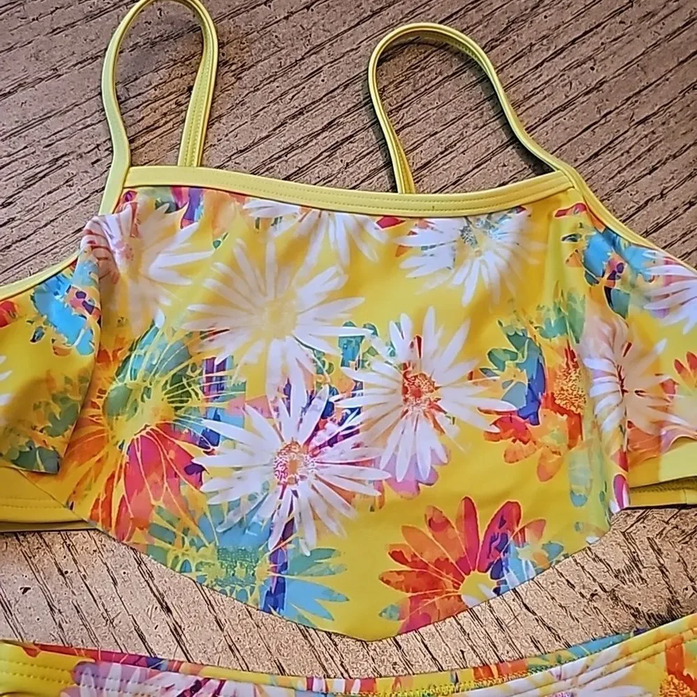 Cute flower bikini set size L 10/12